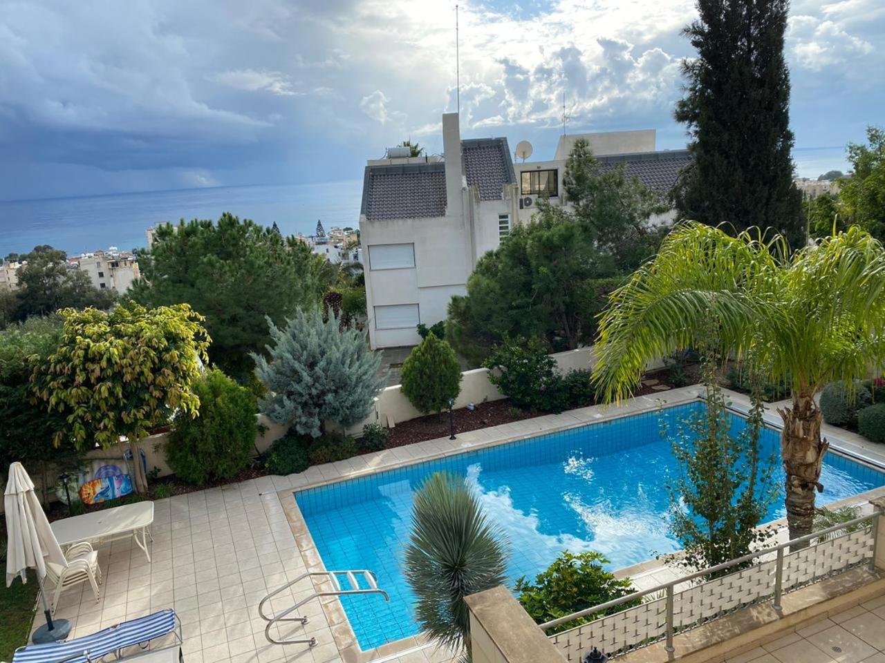 Seaview 6 Bedroom Villa & Private Pool 利马索尔 客房 照片